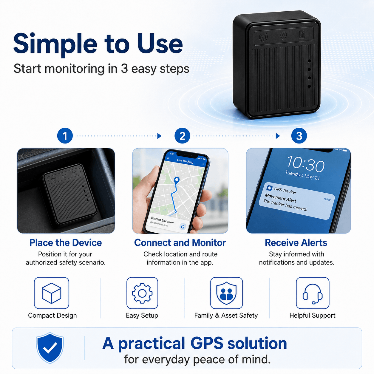Simple 3-Step Setup