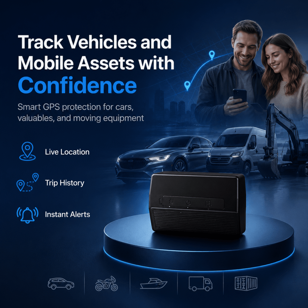 Smart GPS Tracker for Family, Vehicles & Assets