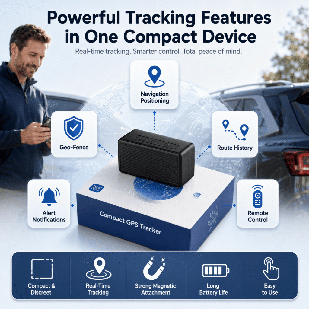 Smart GPS Tracker for Family, Vehicles & Assets